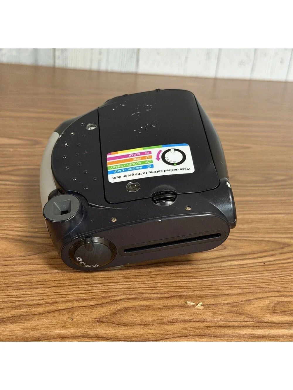 Polaroid 300 Instax Mini Instant Film Camera Black Tested Working